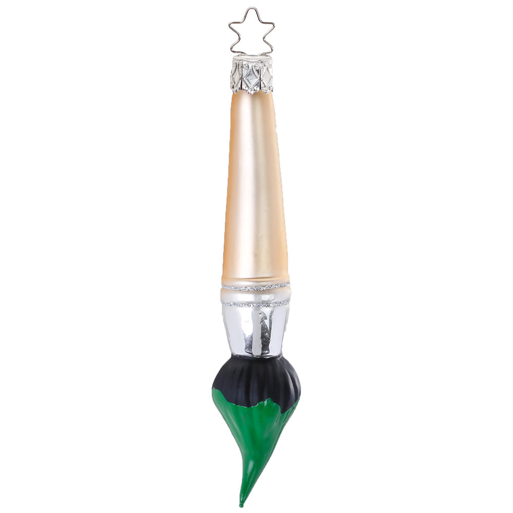 inge-glas-pinsel-glas-baumschmuck-gr-n-13-5-cm image 1