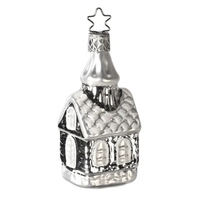 inge-glas-kirche-glasfigur-9-cm-silber-traditionell image 1