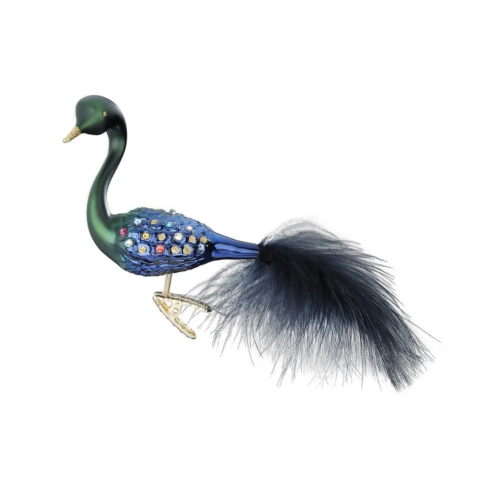inge-glas-funkelnder-pfau-glasfigur-baumschmuck-9-cm image 1