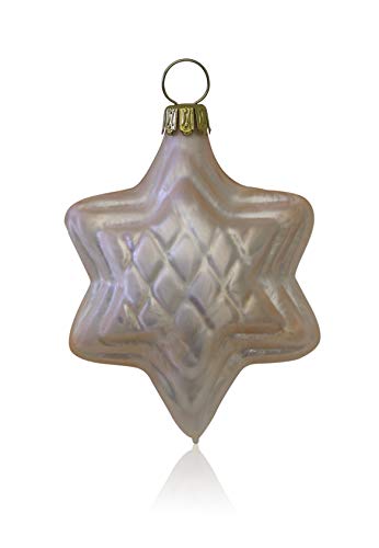 lauschaer-glas-christbaumschmuck-sterne-eislack-champagner-4-st-ck-mundgeblasen- image 7