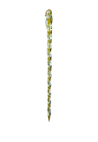 lauschaer-glas-eiszapfen-gelb-6-st-ck-christbaumschmuck-mundgeblasen image 2