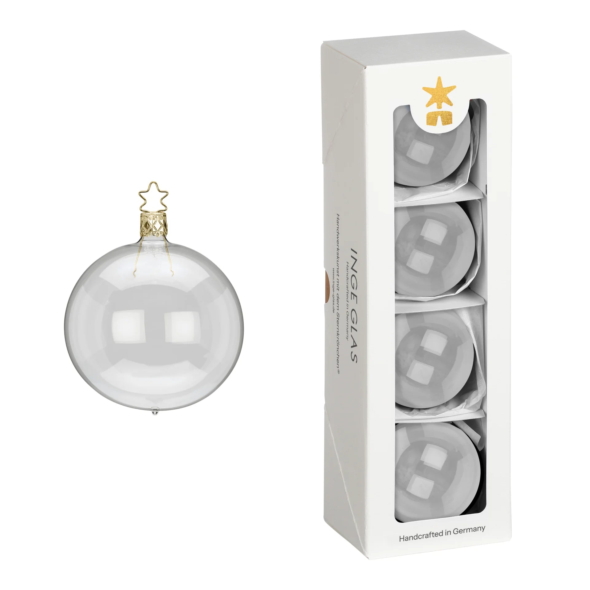 inge-glas-manufaktur-kugeln-glasklar-glas-christbaumkugeln-6-cm image 1