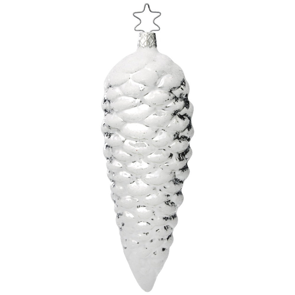 inge-glas-tannenzapfen-silber-18-cm image 1