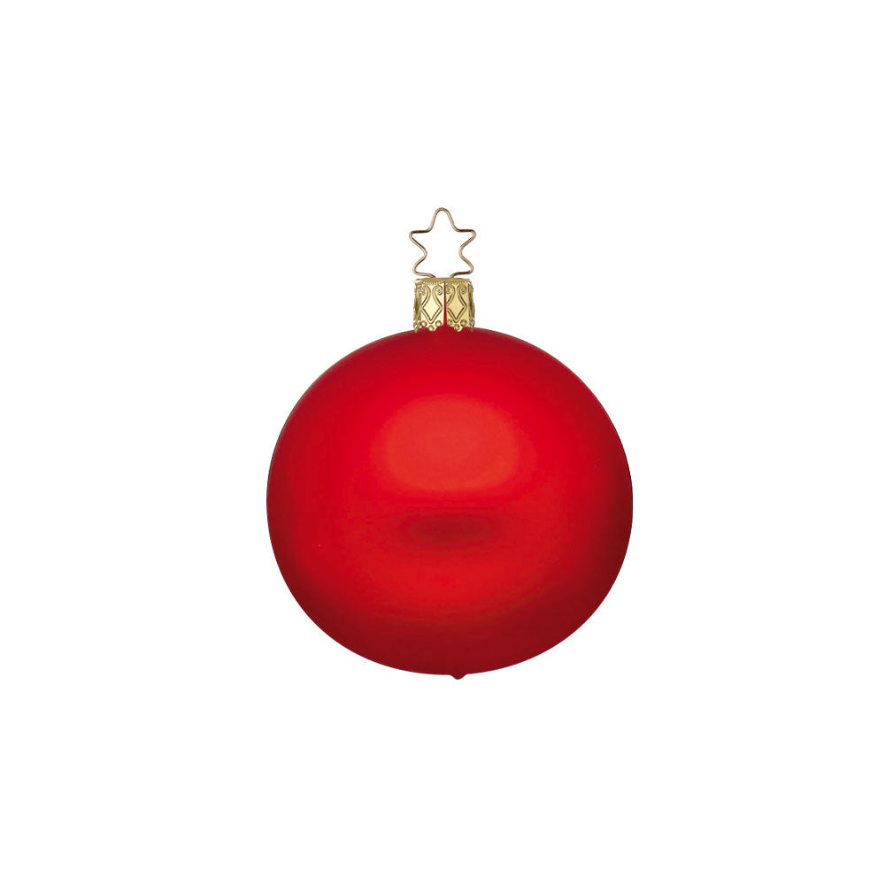 inge-glas-kugeln-rot-matt-10-cm-glas-christbaumkugeln image 2