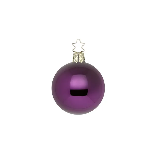 inge-glas-kugel-christbaumkugel-8-cm-royalviolett-glanz image 1