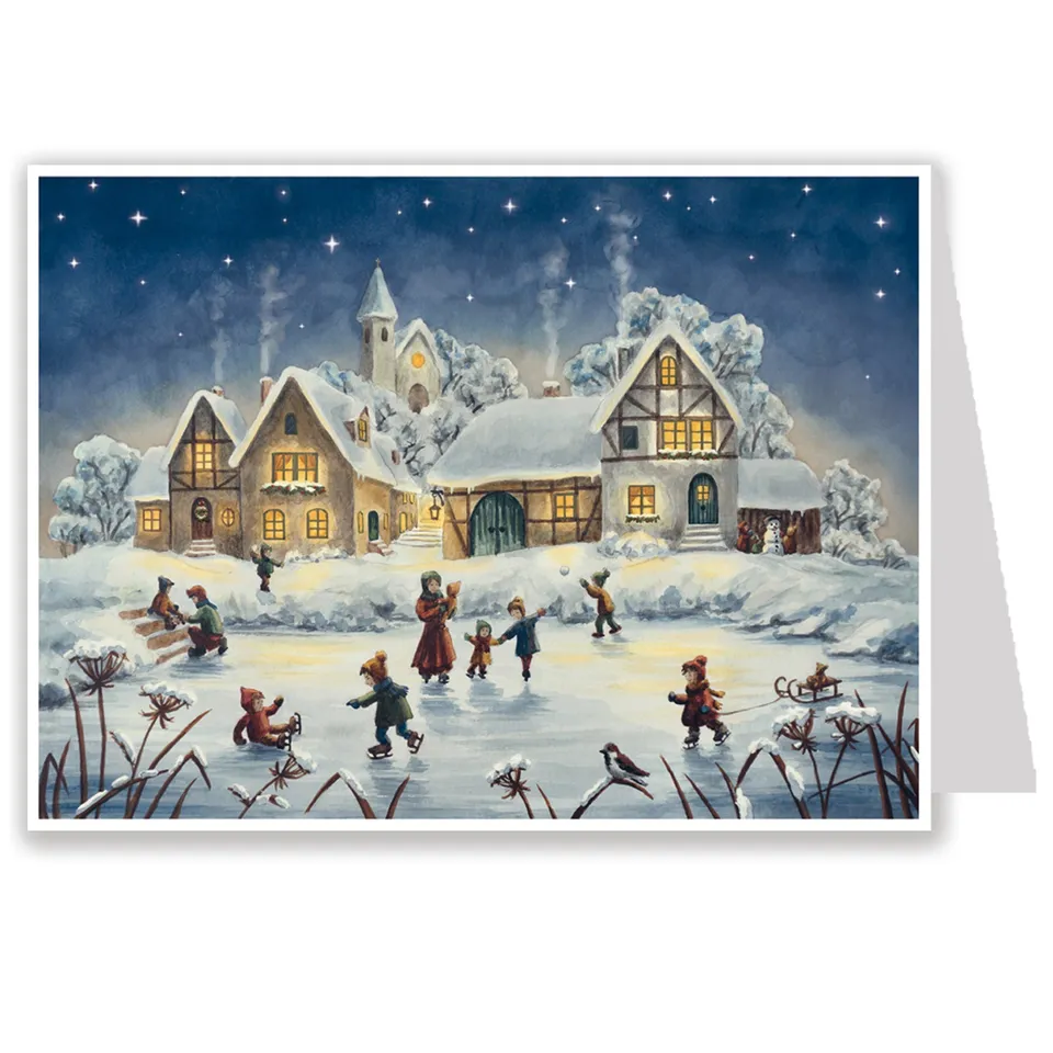 sellmer-verlag-postkarten-adventskalender-eislauffreuden image 1