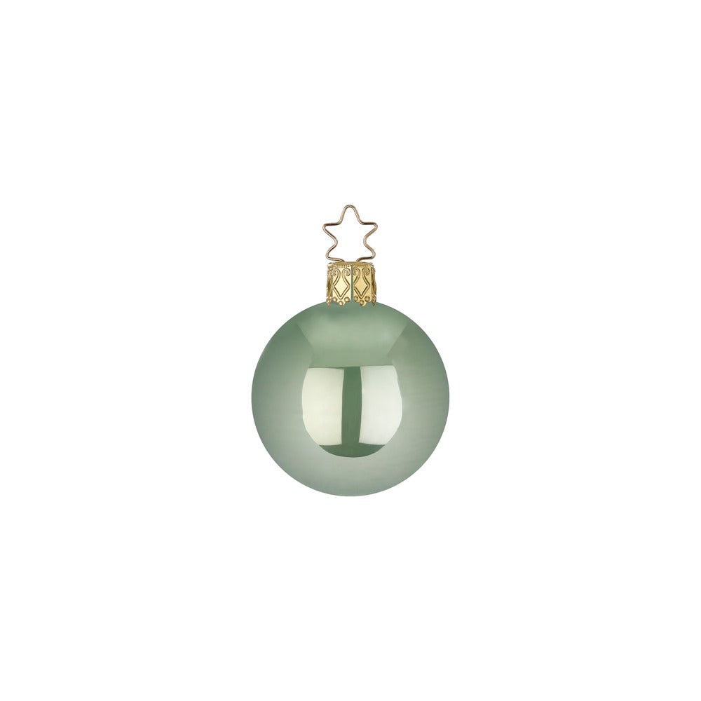 inge-glas-kugeln-salbei-opal-christbaumkugeln-glas-6-cm image 1