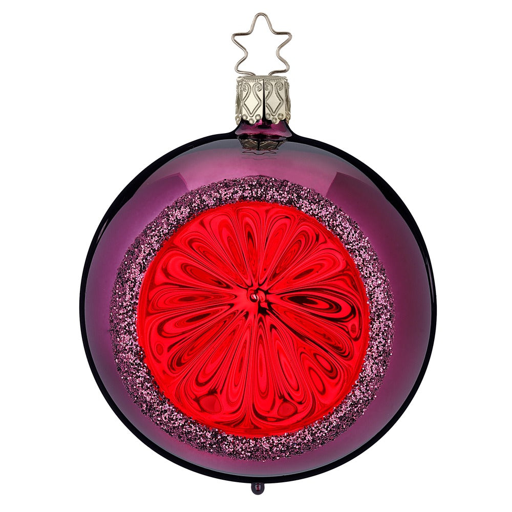 inge-glas-funkelnde-pracht-christbaumkugel-reflex-lila-10-cm image 1