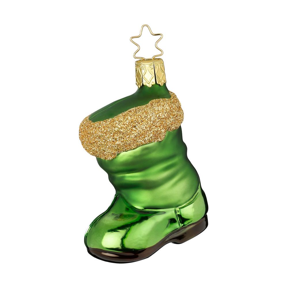 inge-glas-nikolausstiefel-glas-anh-nger-8-cm-gr-n image 1