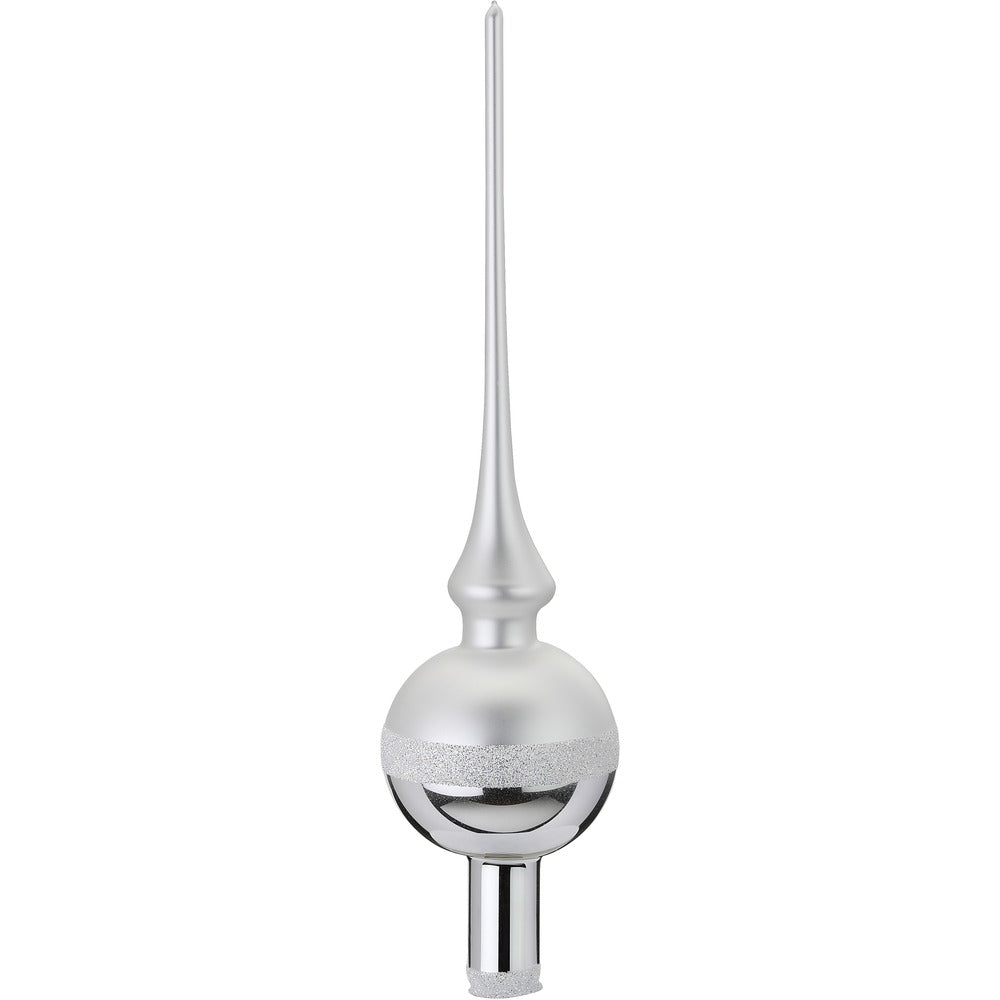 inge-glas-horizont-christbaumspitze-7-x-30-cm-silber image 1