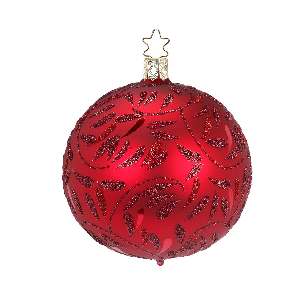 inge-glas-freudentanz-8-cm-christbaumkugel-rot-glas image 1
