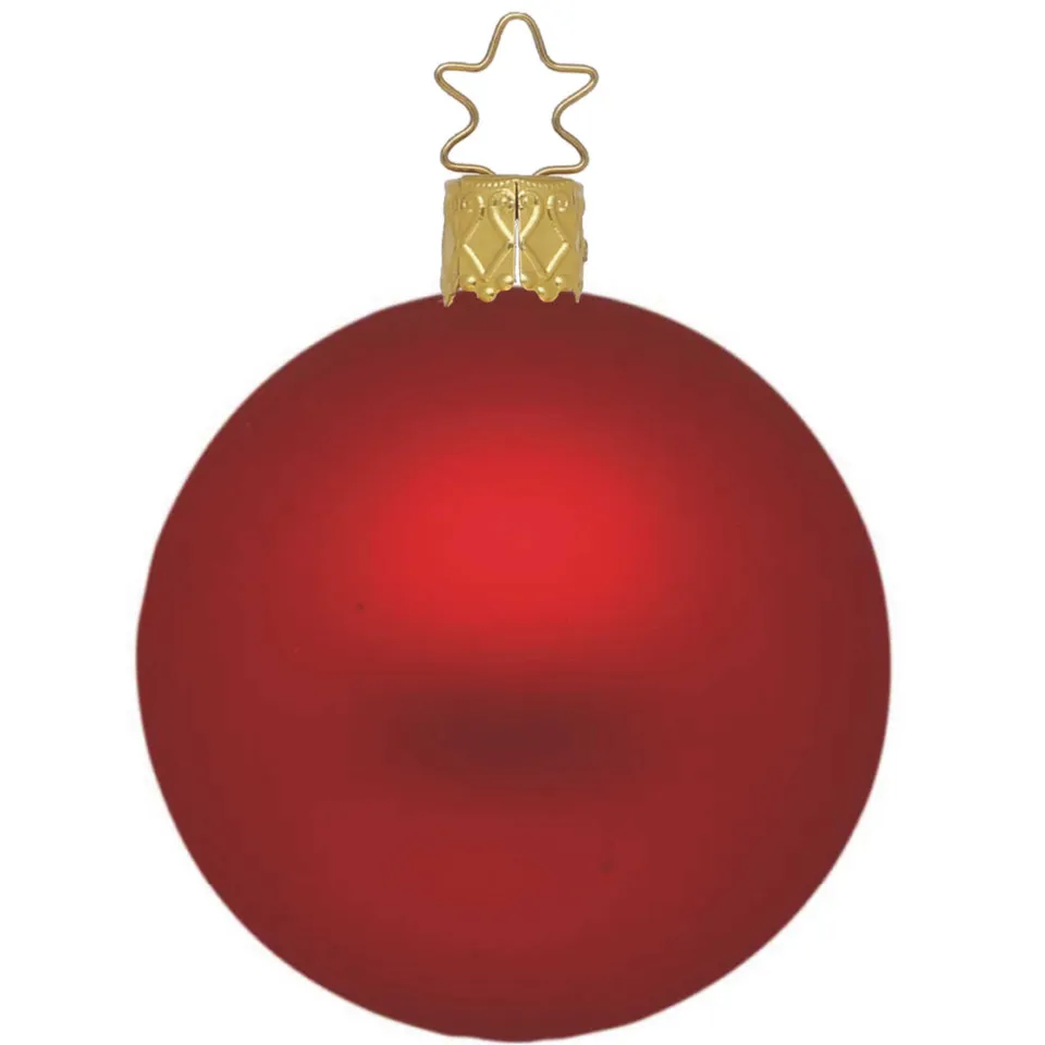 inge-glas-kugel-christbaumkugel-15-cm-ochsenblut-matt image 1