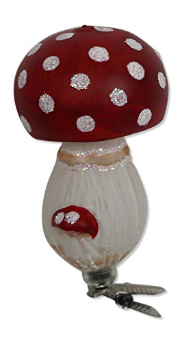 lauschaer-glas-christbaumschmuck-fliegenpilz-mundgeblasen-handdekoriert image 7
