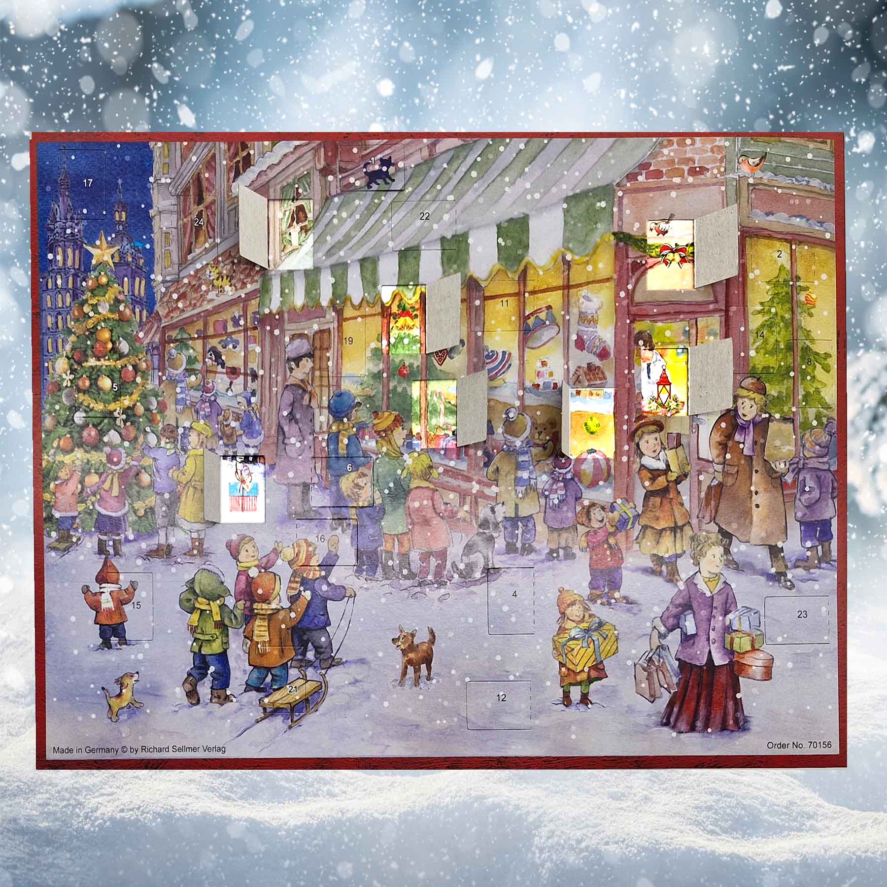 sellmer-verlag-gro-er-adventskalender-am-spielzeugladen-gro-format-querformat image 2