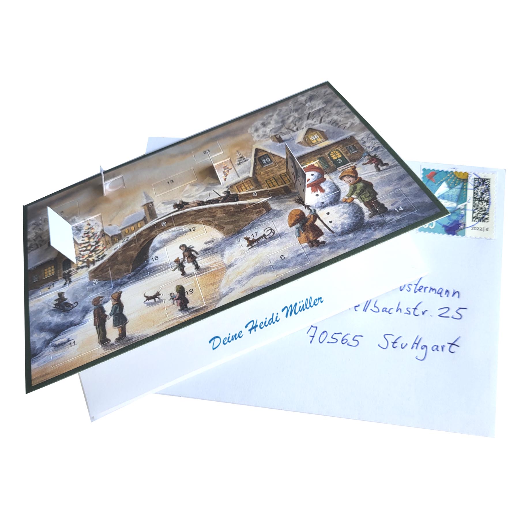 sellmer-verlag-postkarten-adventskalender-an-der-br-cke-a6 image 2
