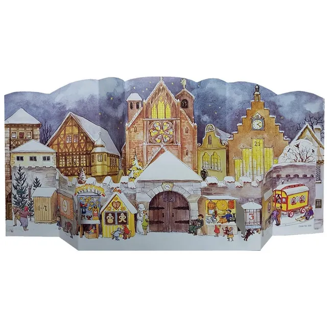 sellmer-verlag-aufstell-adventskalender-domplatz-historischer-nachdruck-von-1947 image 1