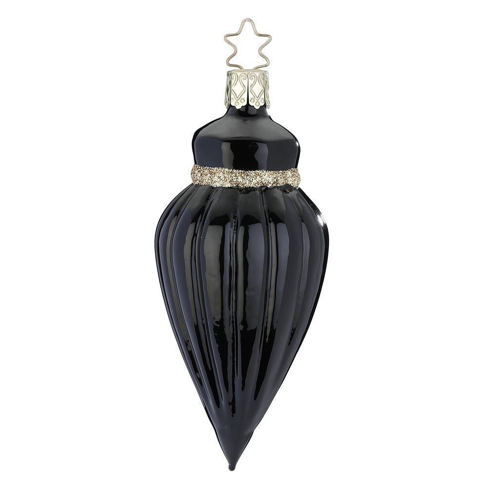 inge-glas-schwarzes-juwel-christbaumkugel-11-cm-schwarz image 1