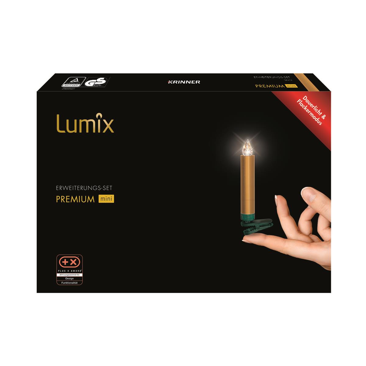 krinner-lumix-premium-gold-mini-erweiterung-6-goldene-led-baumkerzen image 5