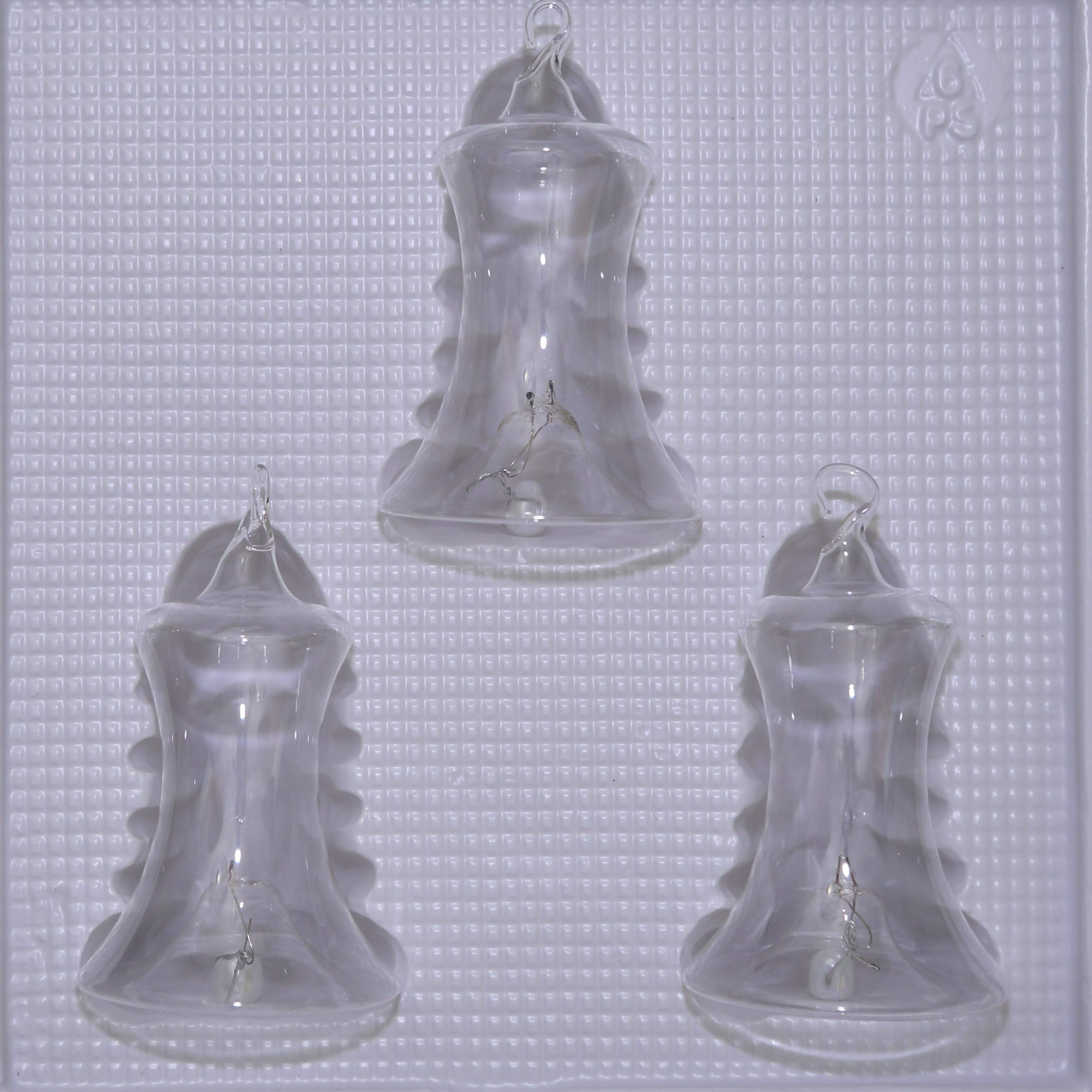 lauschaer-glas-christbaumschmuck-glocken-klein-klarglas-5cm-3-st-ck image 2