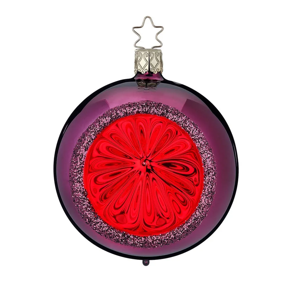 inge-glas-funkelnde-pracht-kugel-lila-8-cm image 1