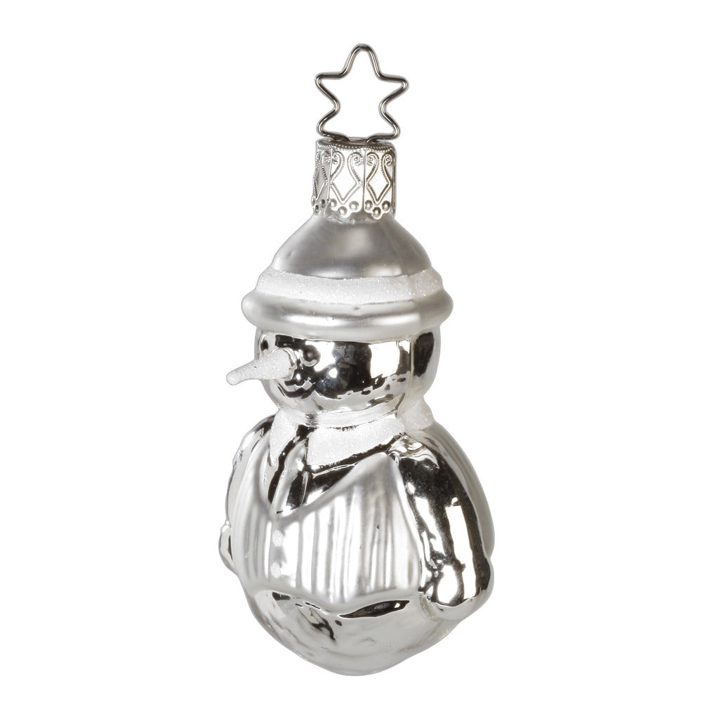inge-glas-schneemann-glasfigur-7-5-cm-silber-traditionell image 1