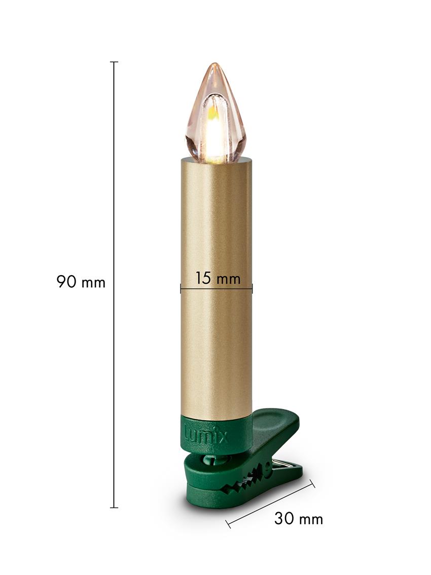 krinner-lumix-superlight-flame-mini-metallic-gold-led-erweiterung image 3
