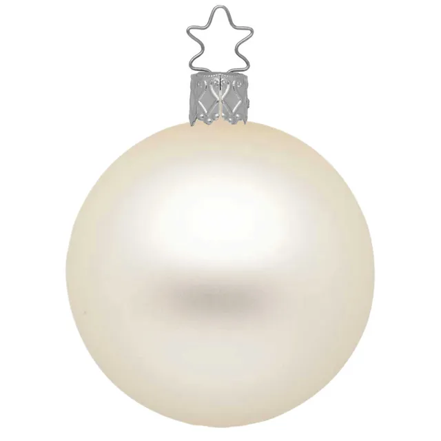 inge-glas-kugel-champagner-matt-15-cm-christbaumkugel image 1