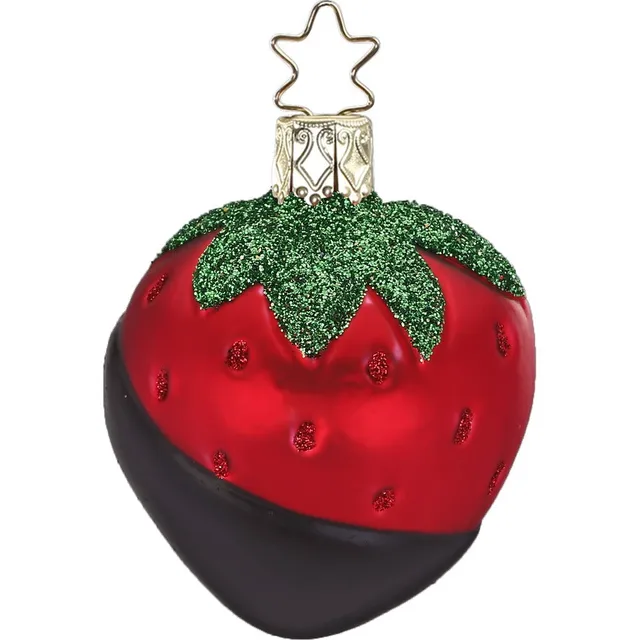 inge-glas-schokoerdbeere-glas-christbaumanh-nger-6-5-cm image 1