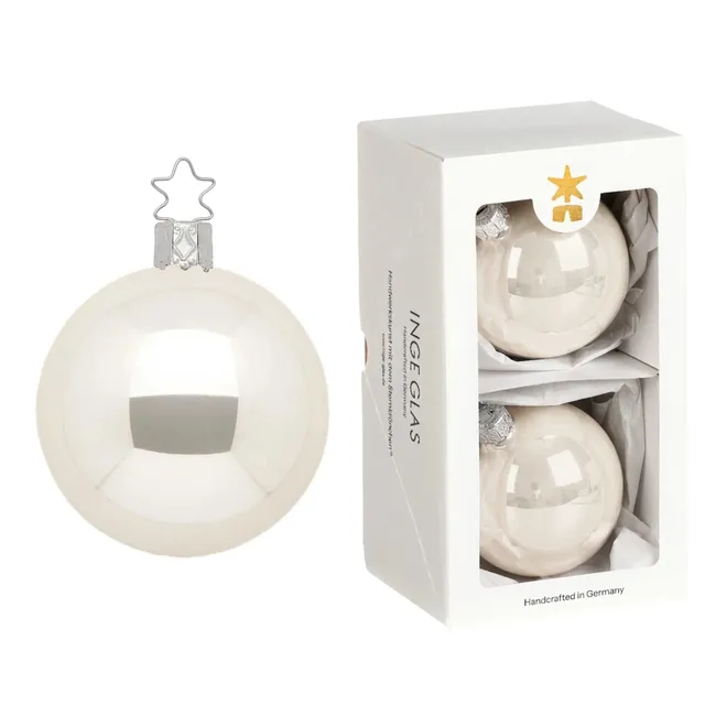 inge-glas-kugeln-christbaumkugeln-champagner-opal-10-cm image 1