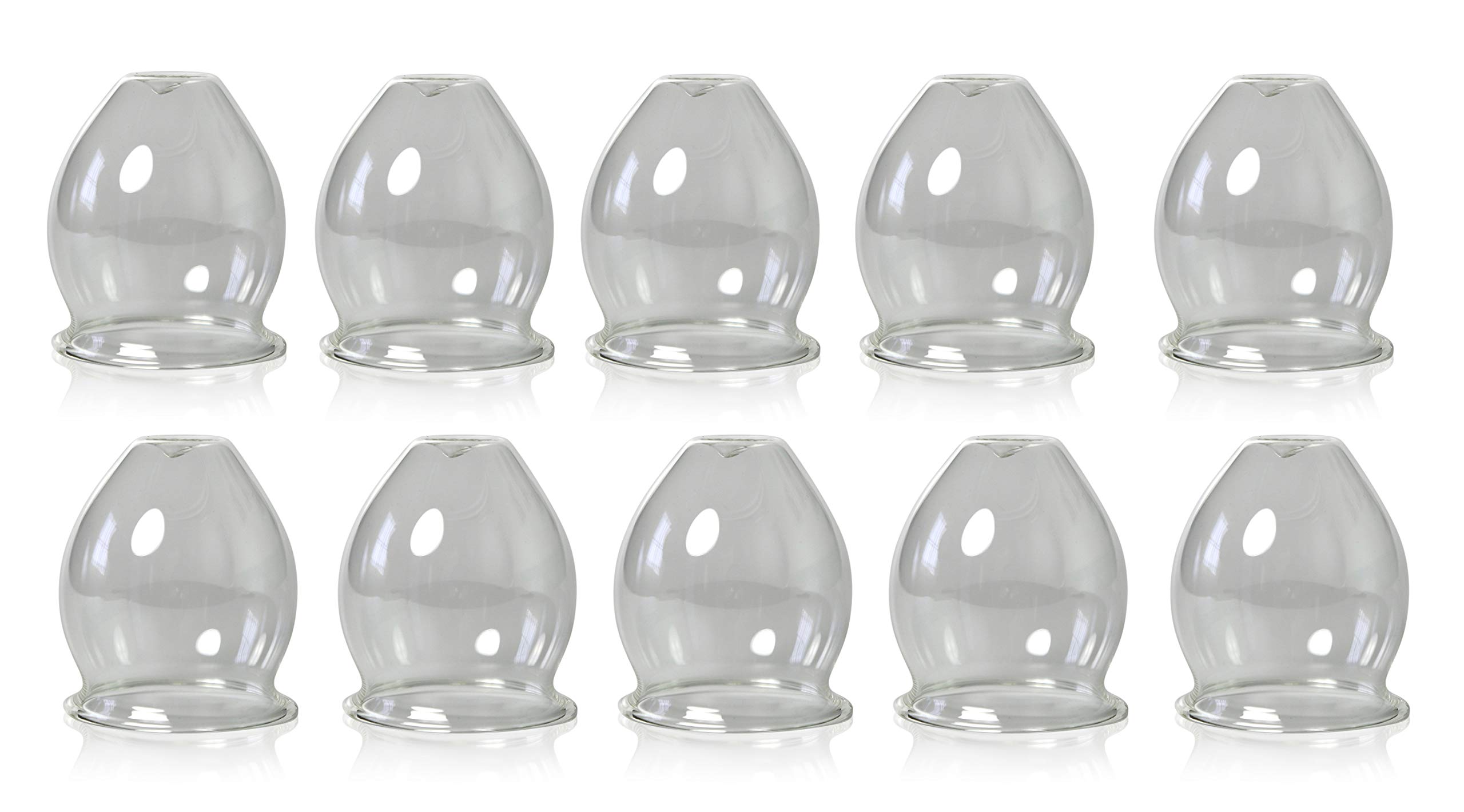 lauschaer-glas-feuer-schr-pfglasset-kugel-52-mm-10er-set-mundgeblasen image 1