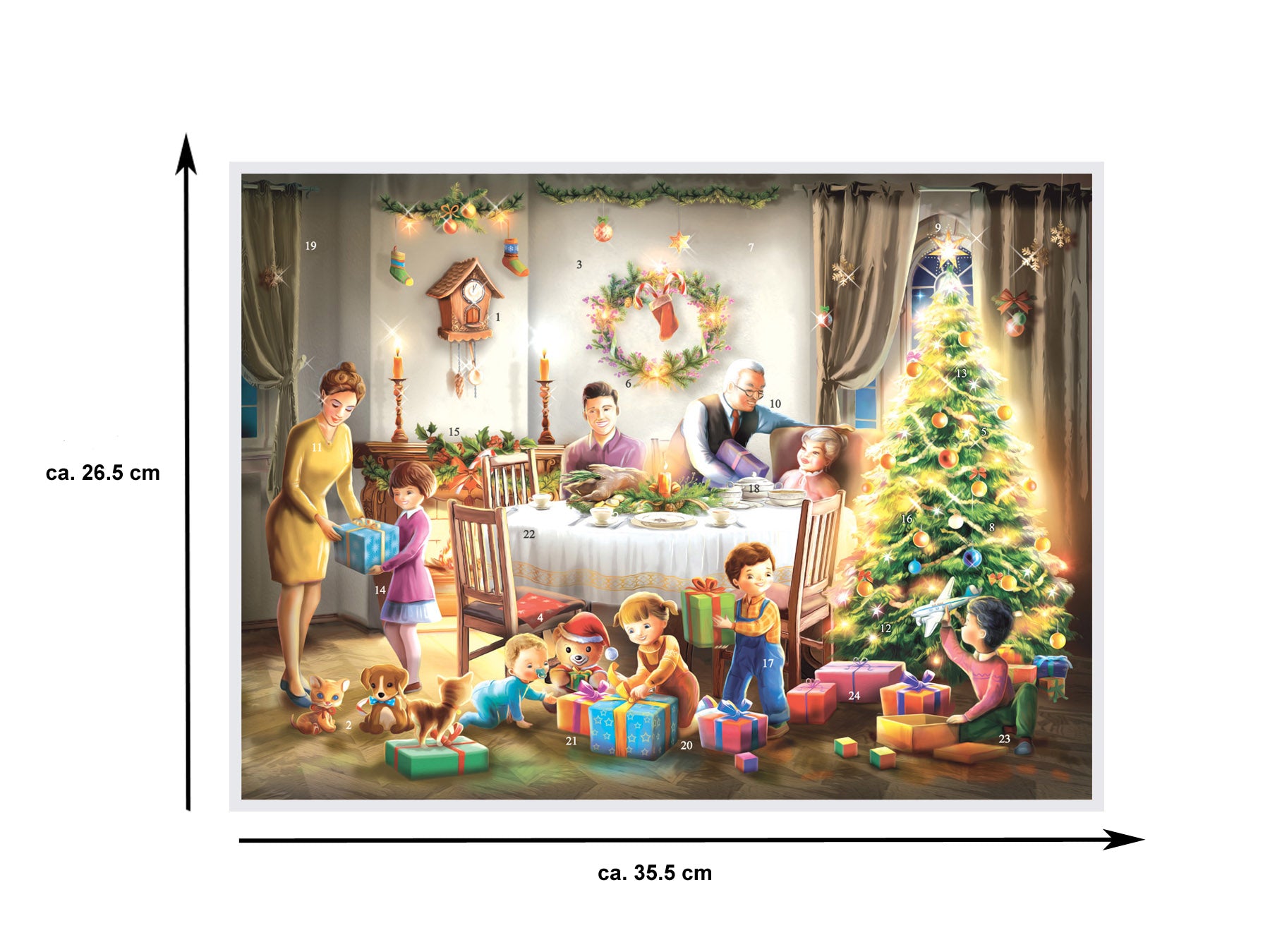 sellmer-verlag-adventskalender-heute-ist-bescherung-gro-format-querformat-gesche image 4