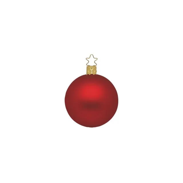 inge-glas-kugeln-ochsenblut-matt-christbaumkugeln-6-cm image 1