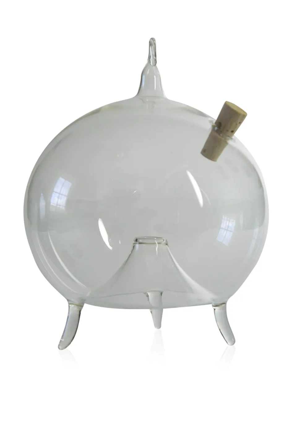 lauschaer-glas-fliegenfalle-zum-stellen-und-h-ngen-klarglas-ca-10-cm image 1