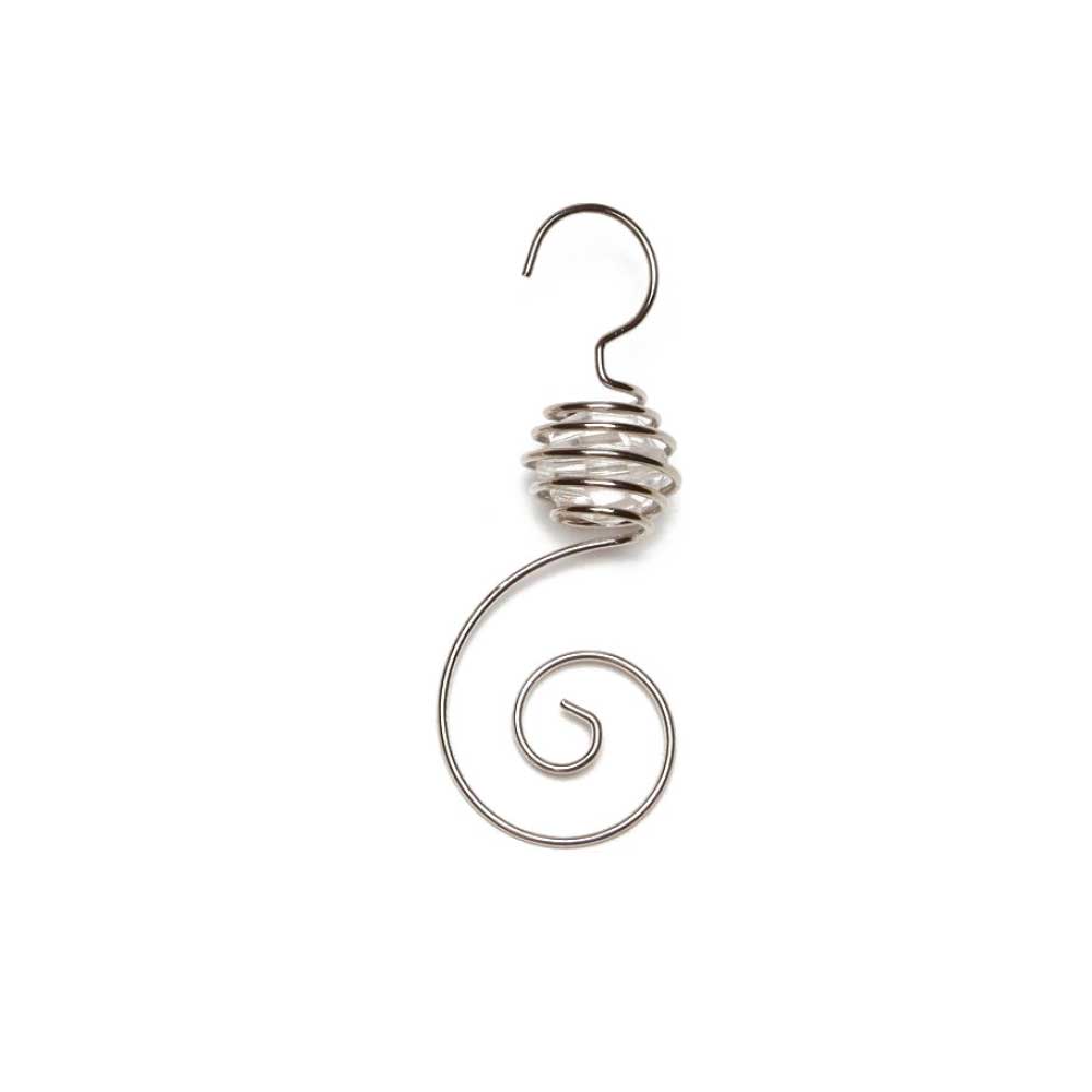 inge-glas-spiralh-nger-mit-perle-silber-7-cm-6-st-ck image 1