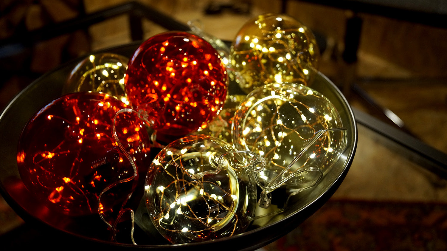 krinner-lumix-light-ball-l-rot-led-glaskugel image 2