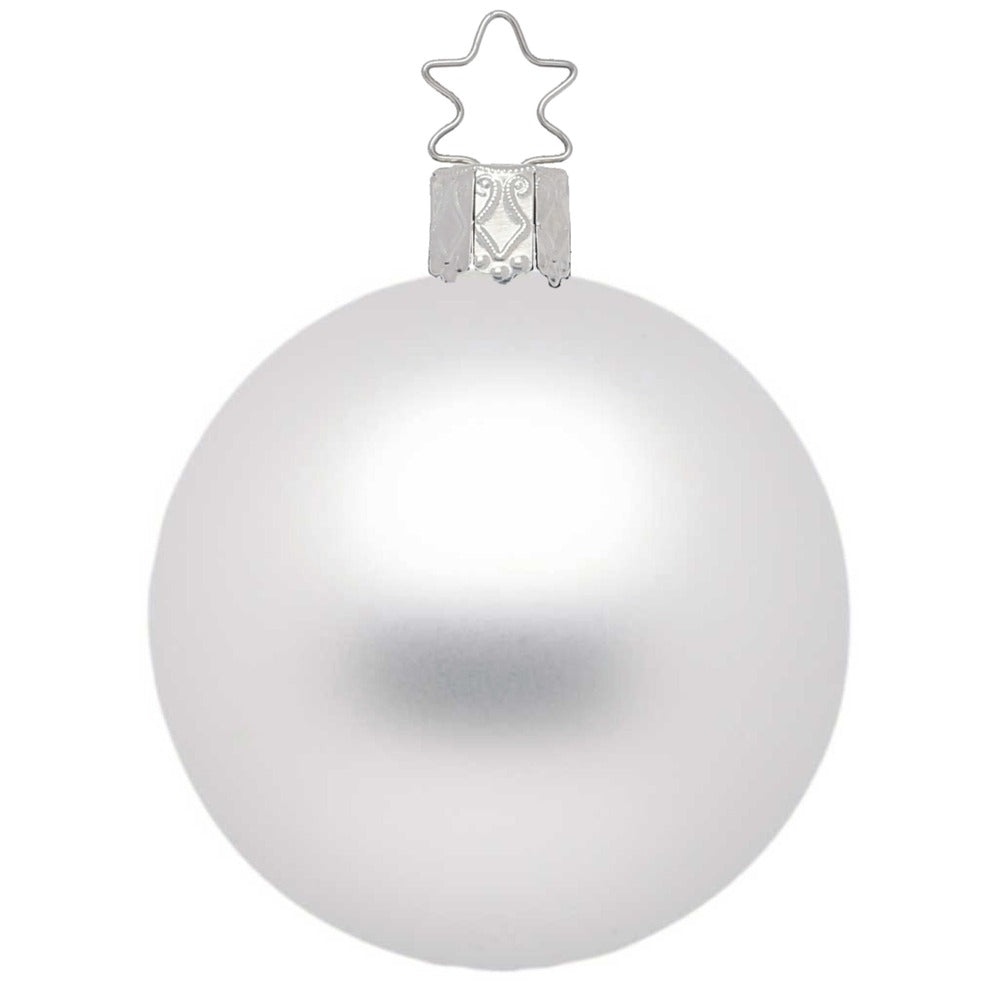 inge-glas-kugel-wei-matt-christbaumkugel-glas-15-cm image 1