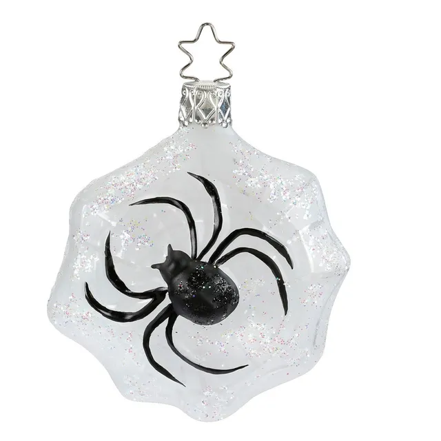 inge-glas-weihnachtsspinne-anh-nger-7-5-cm-wei image 1