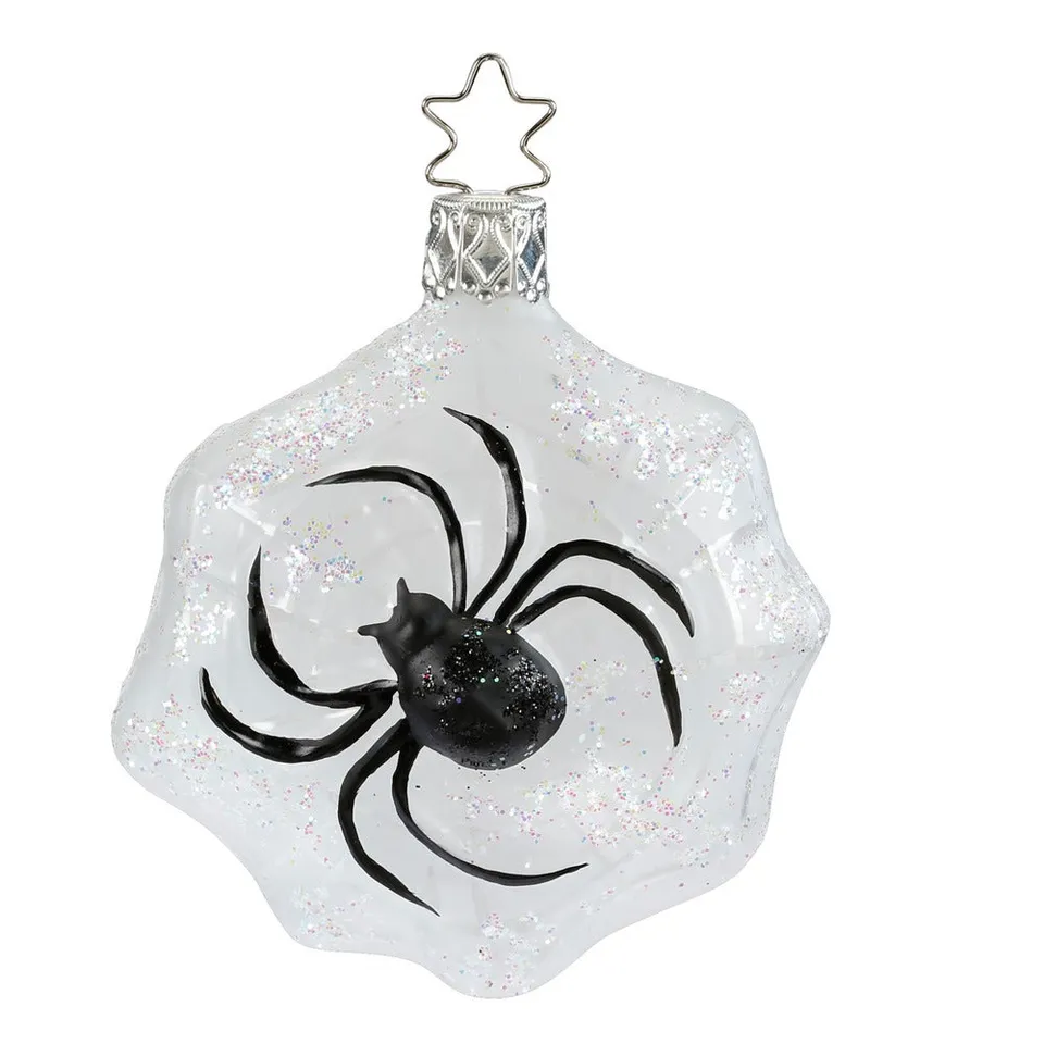 inge-glas-weihnachtsspinne-anh-nger-7-5-cm-wei image 1