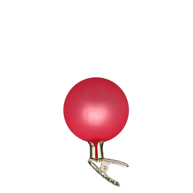 inge-glas-kugeln-auf-clip-pfingstrose-matt-8-cm image 1