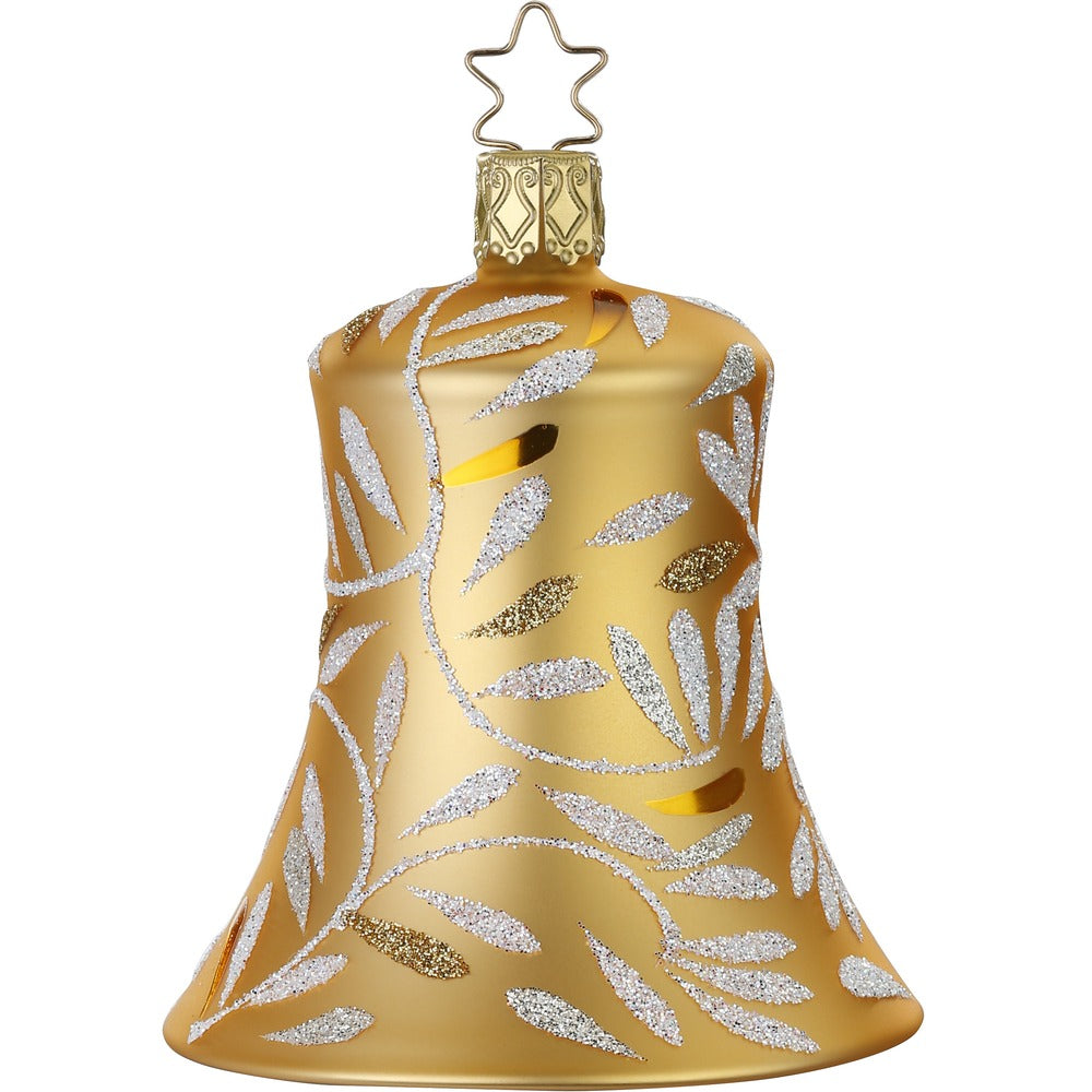 inge-glas-freudentanz-8-5-cm-christbaumkugel-glas-gold-traditionell image 1