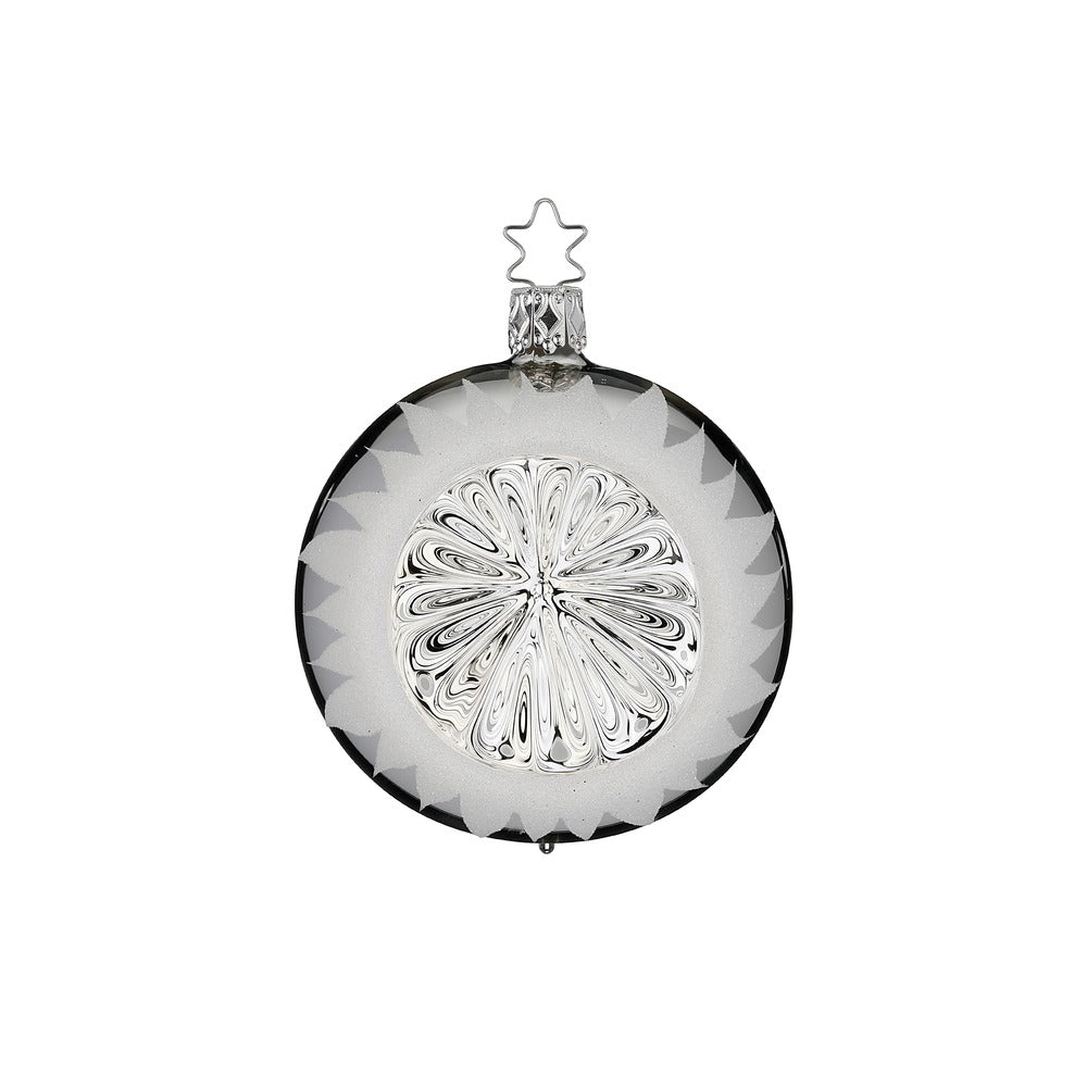 inge-glas-manufaktur-silberner-glanz-christbaumkugel-glas-6-cm image 1
