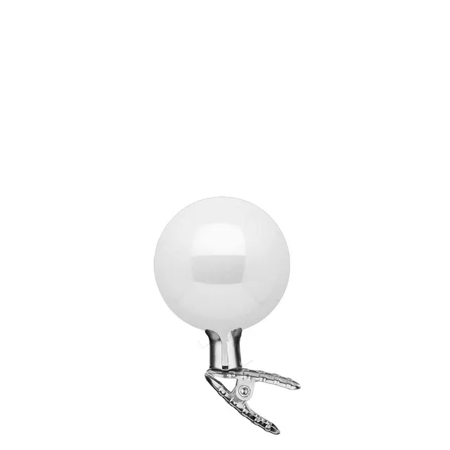 inge-glas-kugeln-auf-clip-christbaumkugeln-porzellanwei-opal-6-cm image 1