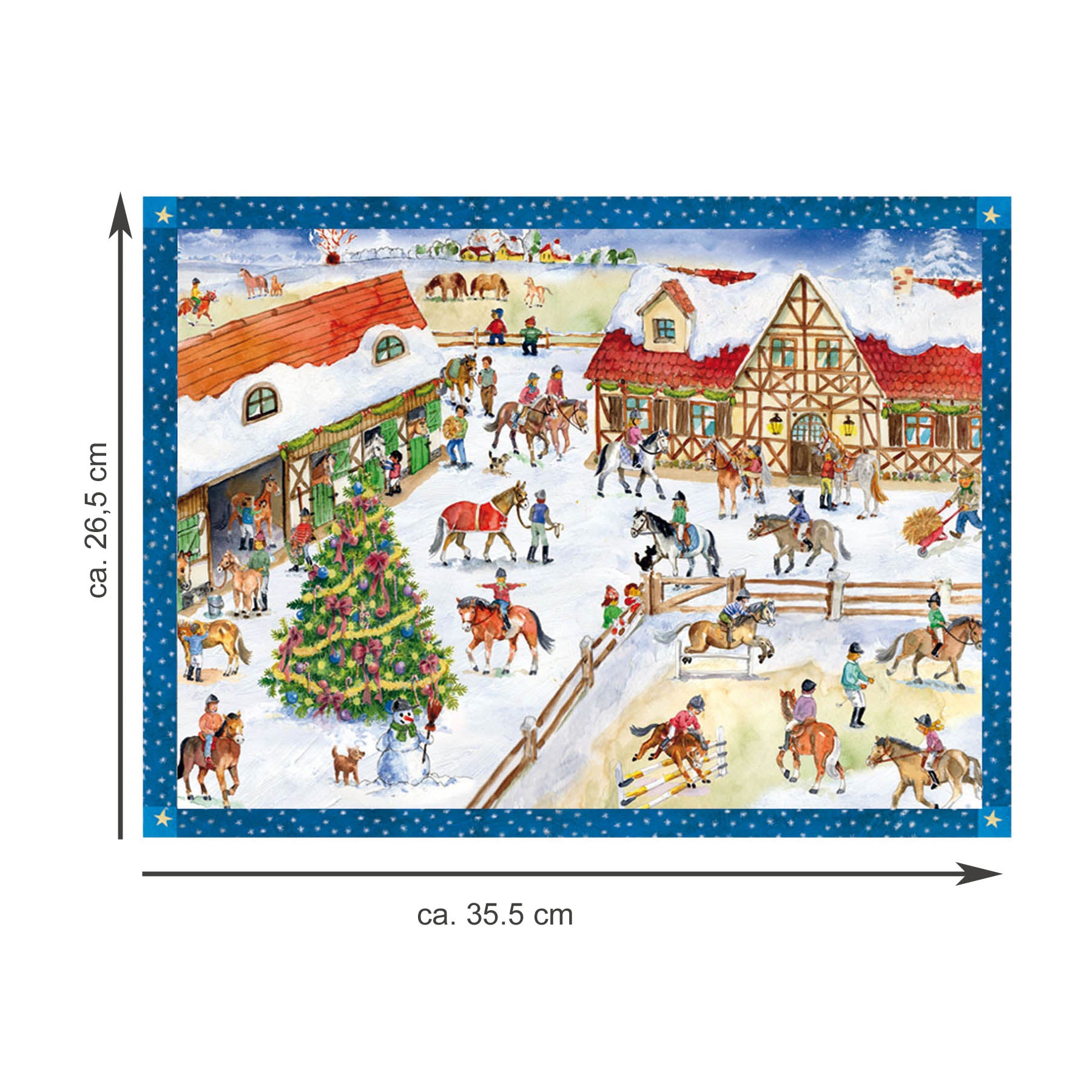 sellmer-verlag-adventskalender-weihnachten-auf-dem-ponyhof-grossformat-26-5-x-35 image 5