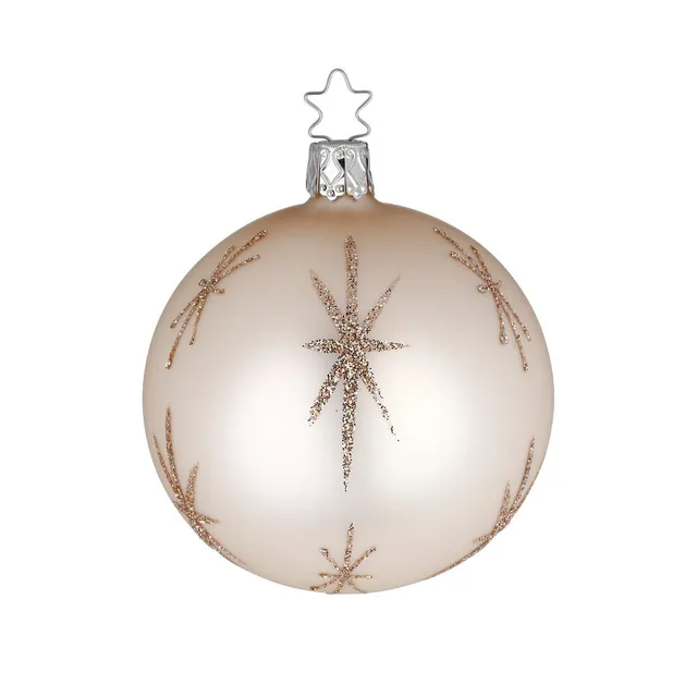 inge-glas-sternentanz-baumkugel-8-cm-creme-beige image 1