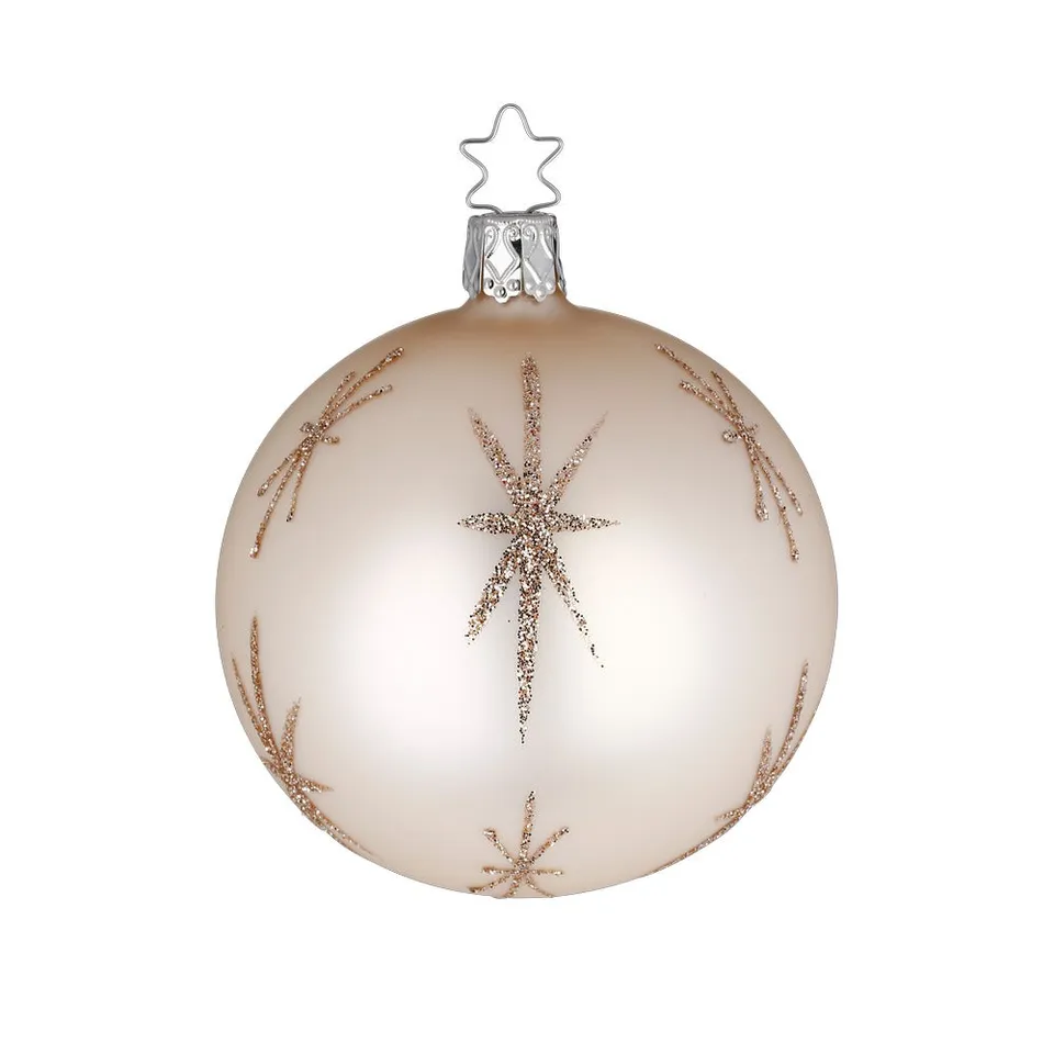 inge-glas-sternentanz-baumkugel-8-cm-creme-beige image 1