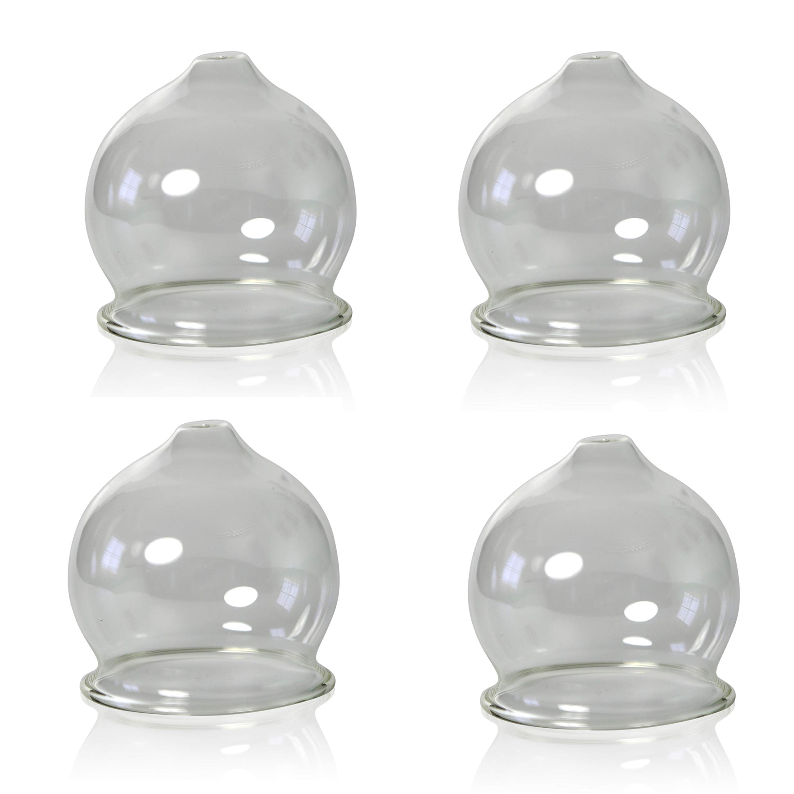 lauschaer-glas-feuer-schr-pfgl-ser-4er-set-kugel-ca-70-mm-mundgeblasen image 1