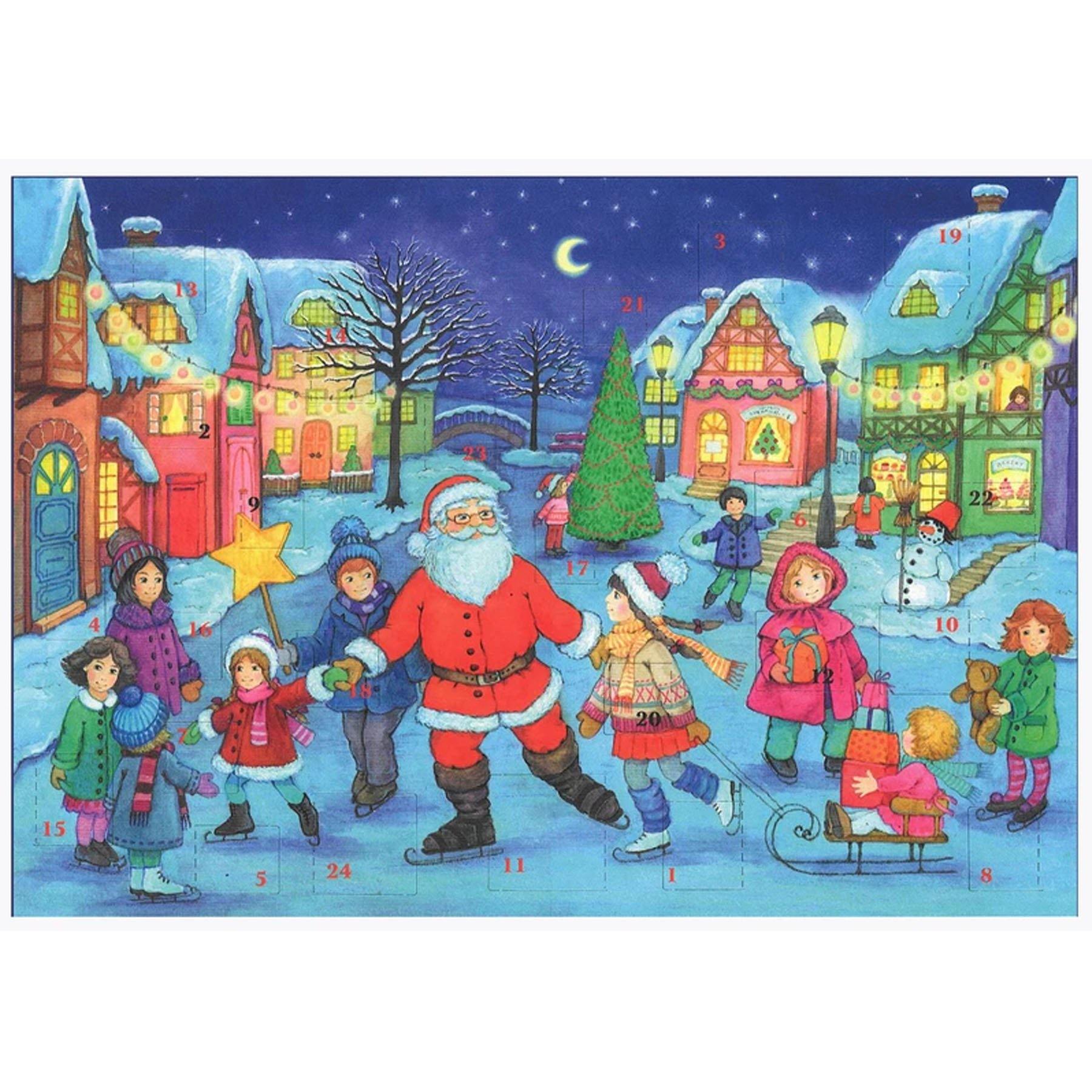 sellmer-verlag-adventskalender-a4-schlittschuh-laufen-mit-dem-weihnachtsmann image 1