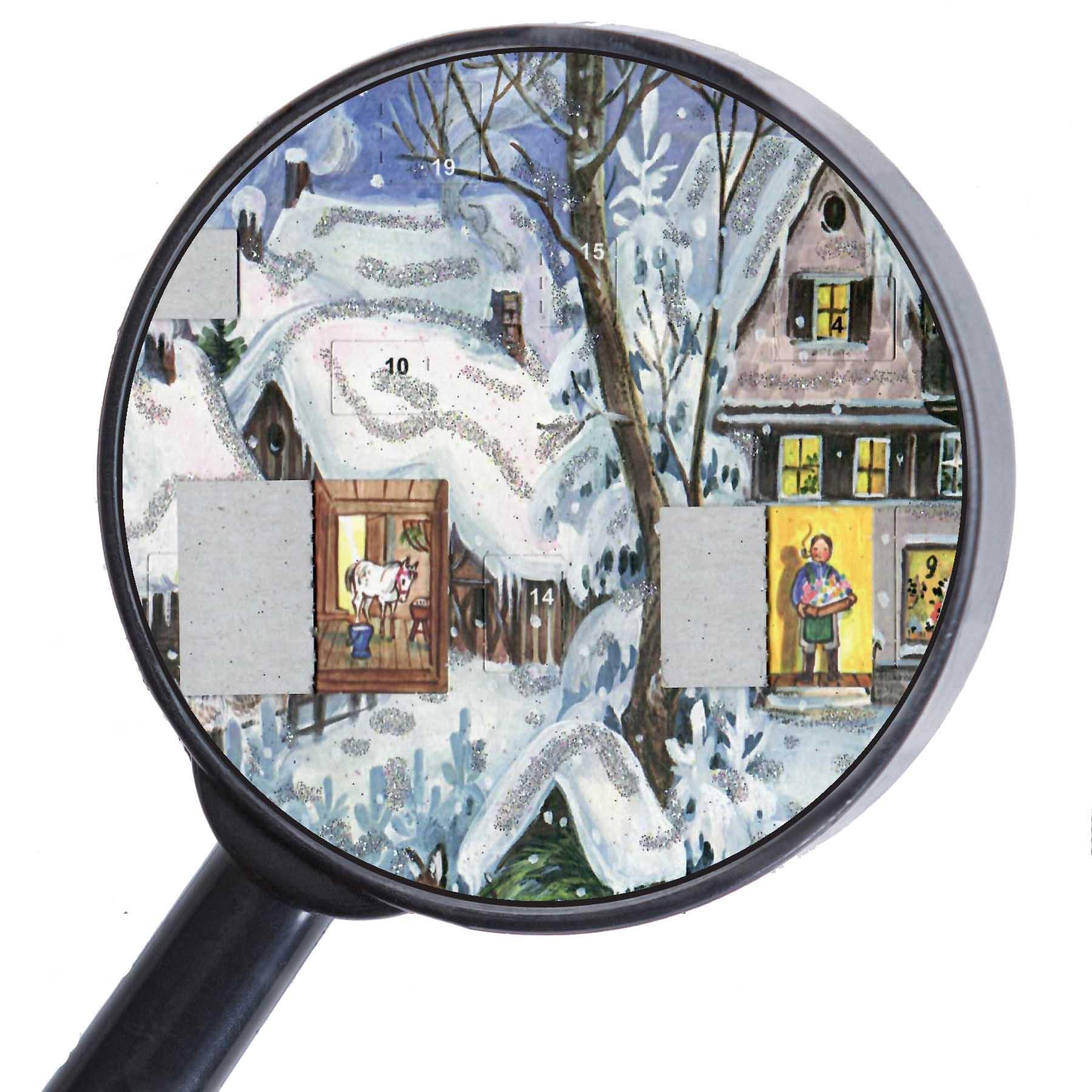 sellmer-verlag-adventskalender-a4-es-schneit-kinder-motiv-mit-glimmer image 5