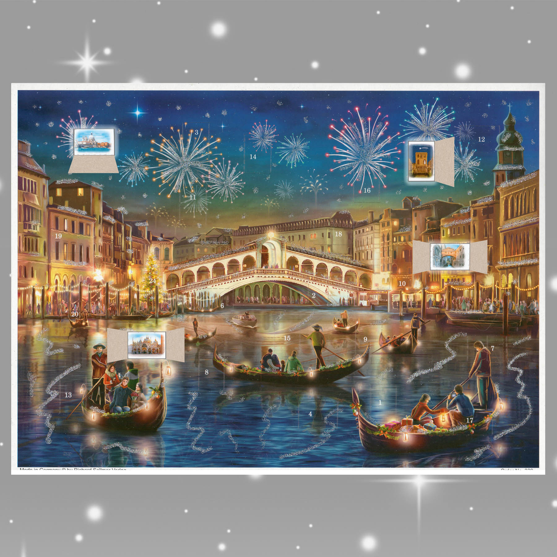 sellmer-verlag-adventskalender-venedig-rialtobr-cke-gro-format-querformat image 2
