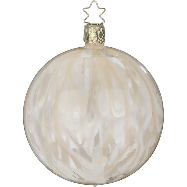 inge-glas-farbsymphonie-christbaumkugel-creme-beige-10-cm image 1